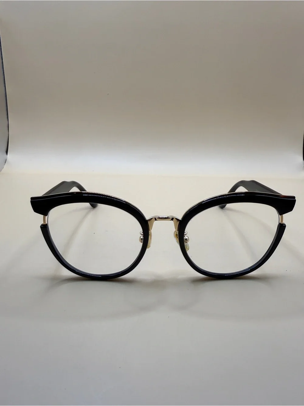 Zeelool Cat Eye Black Glasses Frame, No Prescription